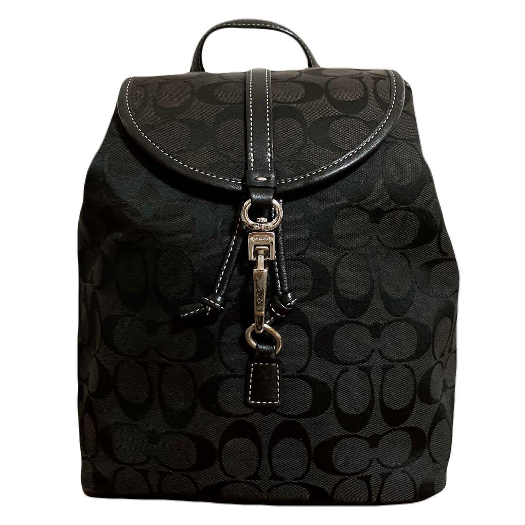 コーチ シグネチャー バックパック リュック 6613 黒