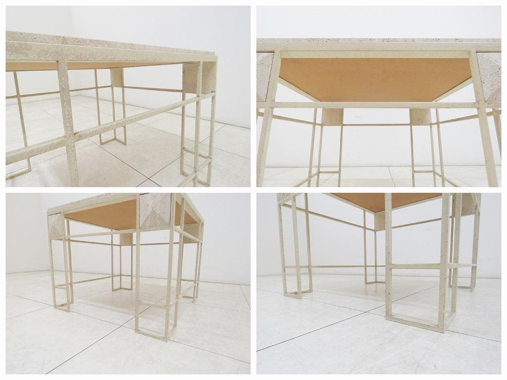 KANA♡様 フランス LeDauphin ルドファン サイドテーブル 大理石