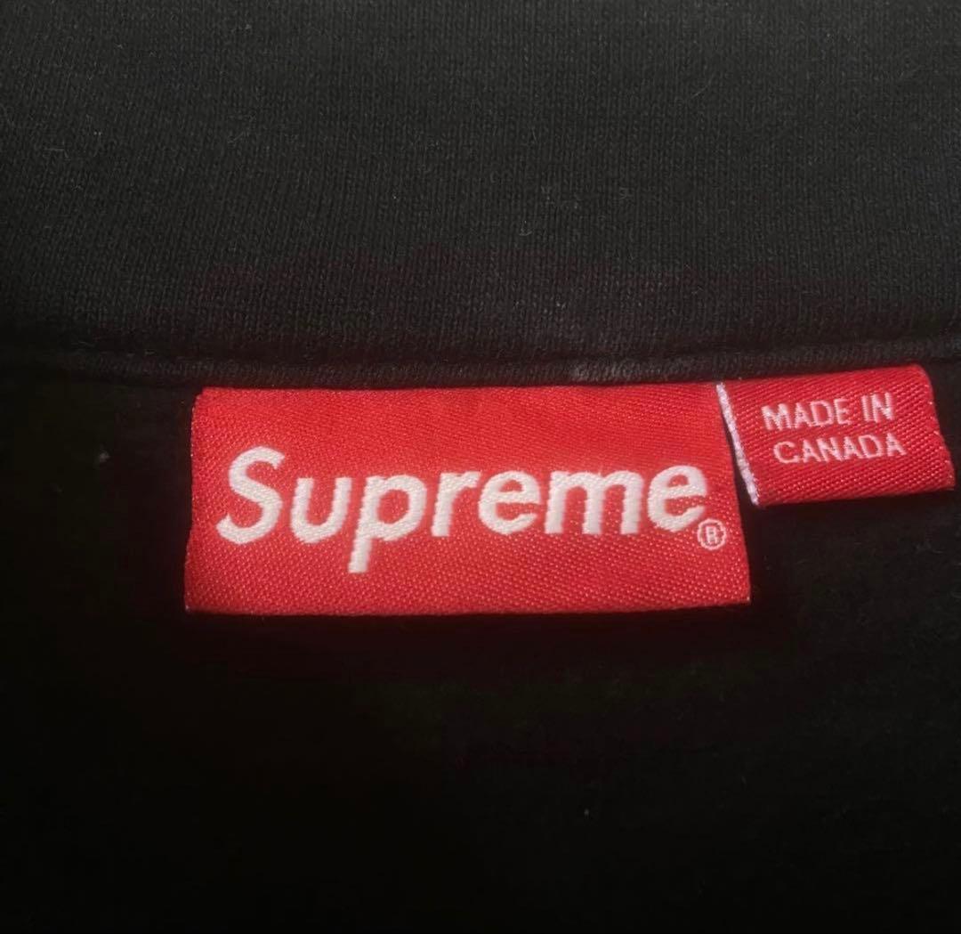 【激レア】SUPREME シュプリーム　スウェット　トレーナー　ハーフジップ