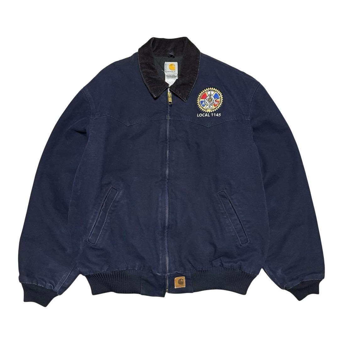 希少00's Carhartt サンタフェジャケット ミッドナイトネイビー 美品