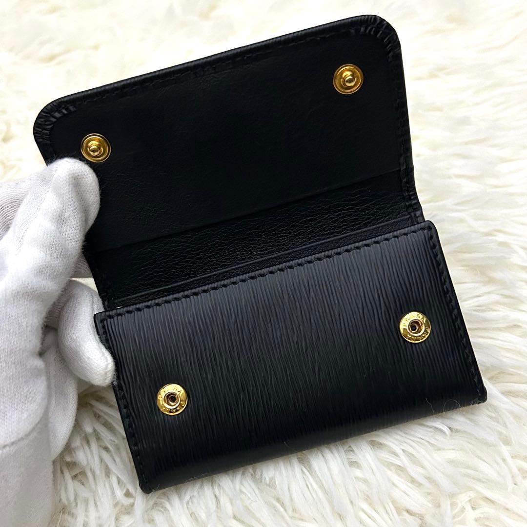 【極美品】PRADA プラダ 6連 レザーキーケース