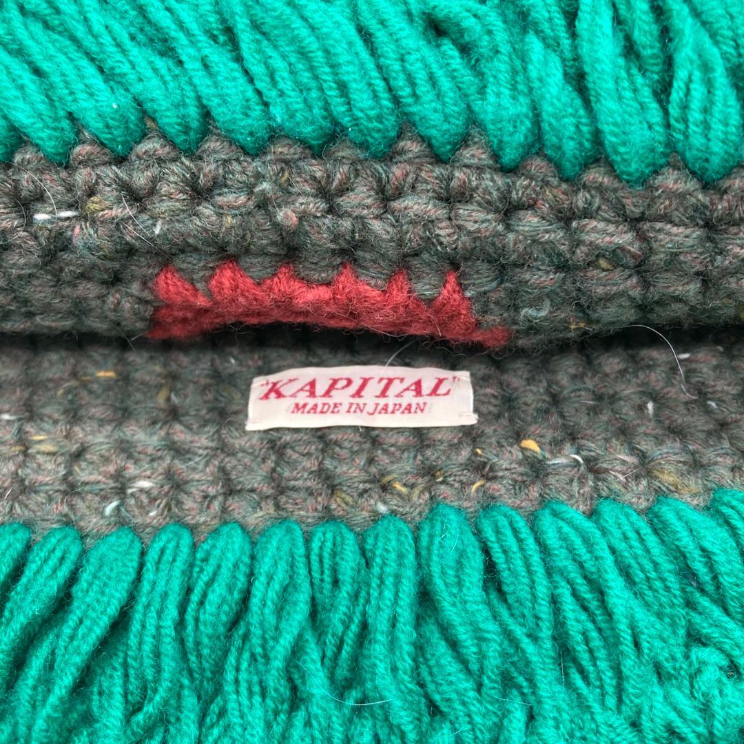 ▽KAPITAL キャピタル ウールハンドニット カチーノマスク バラクラバ