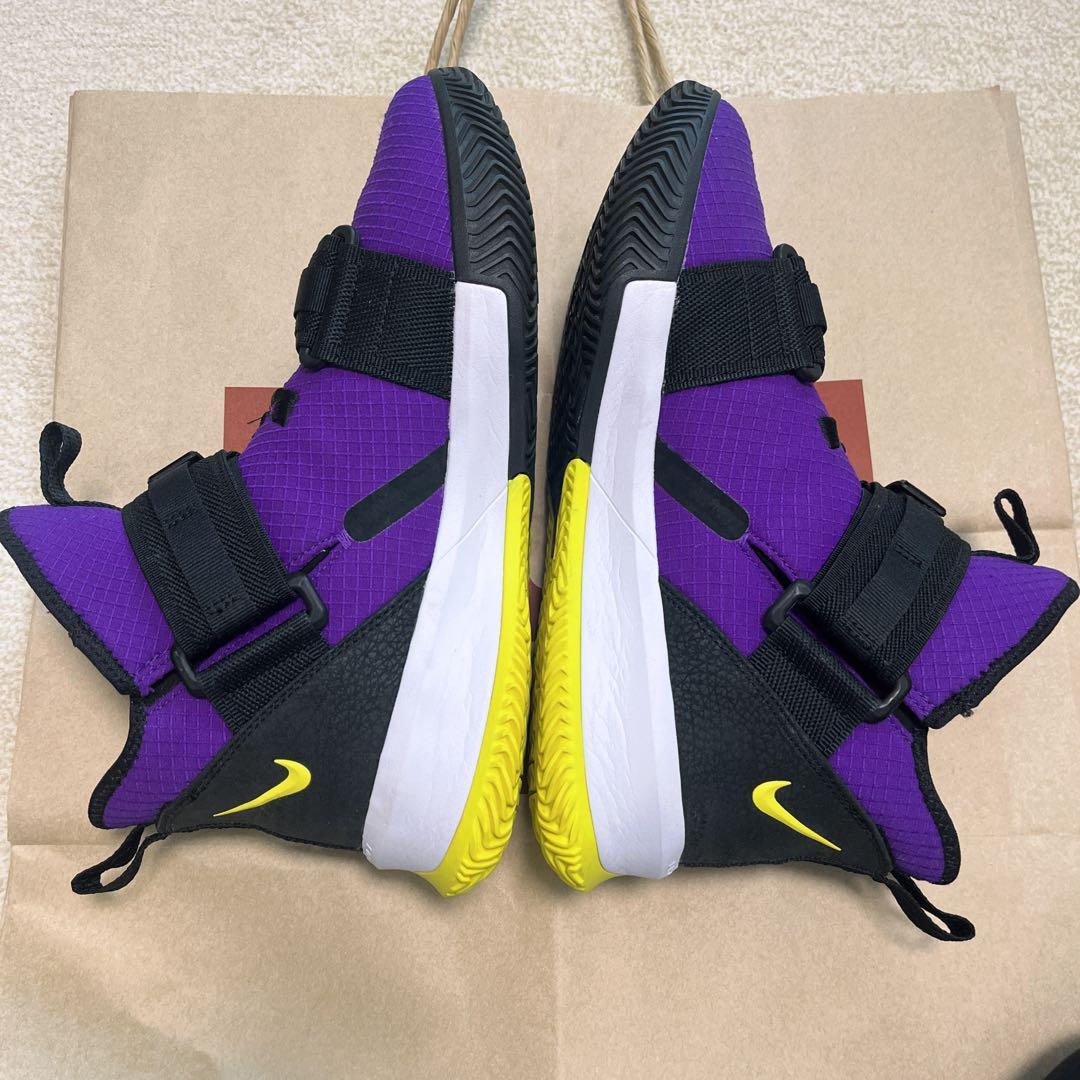NIKE/LeBron Soldier/13/靴/26.5/紫/黒/NBA