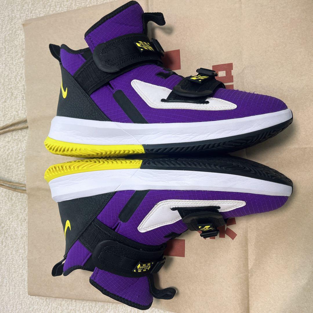 NIKE/LeBron Soldier/13/靴/26.5/紫/黒/NBA