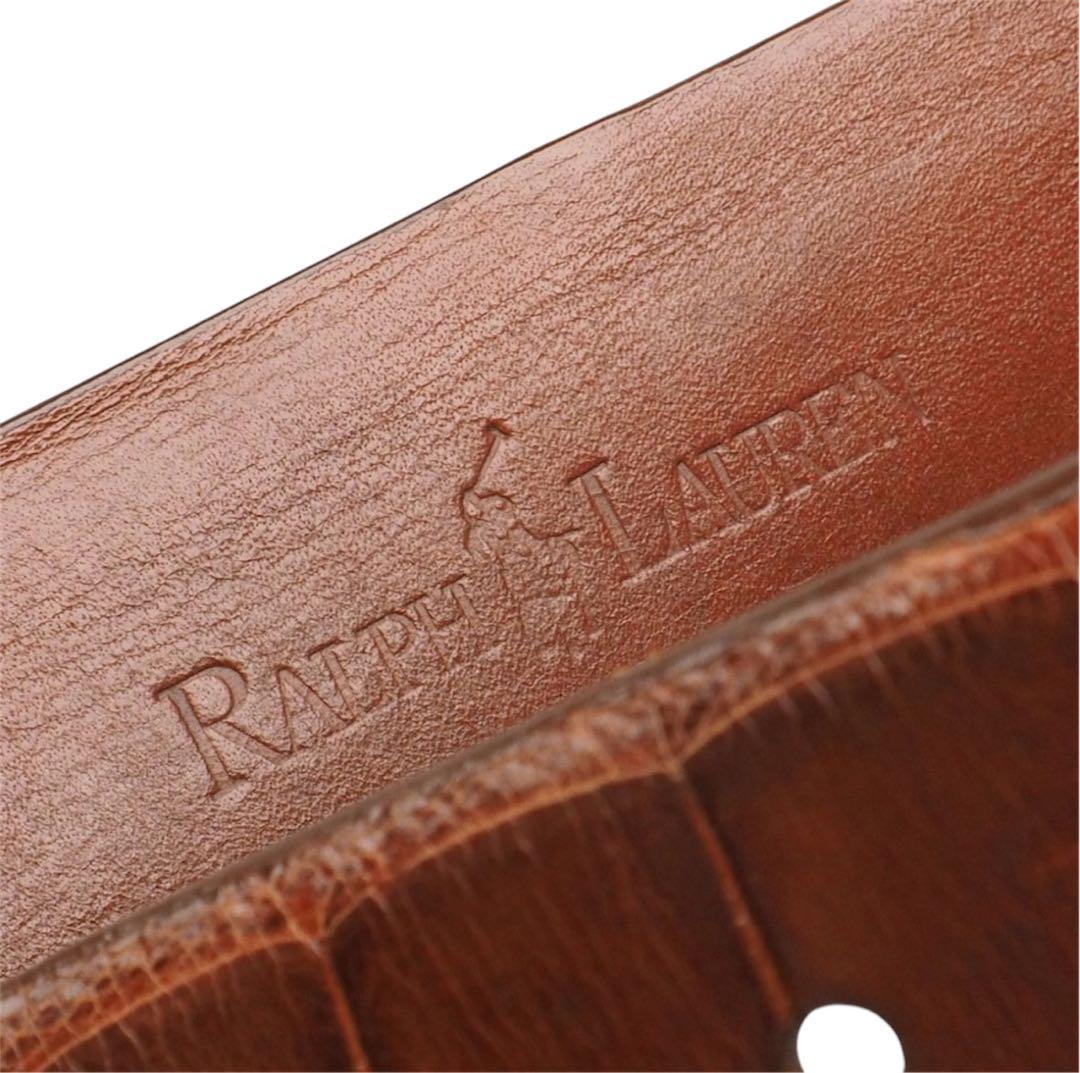 RALPH LAUREN ラルフローレン アリゲーター バックルベルト 28