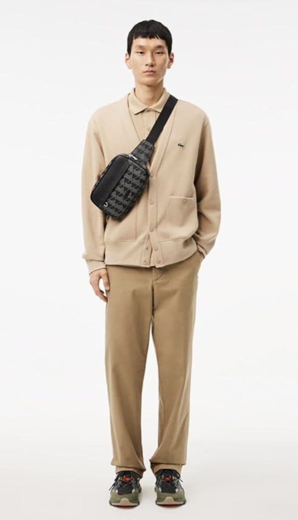 LACOSTE ラコステ ザ ブレンド モノグラム ボディバッグ