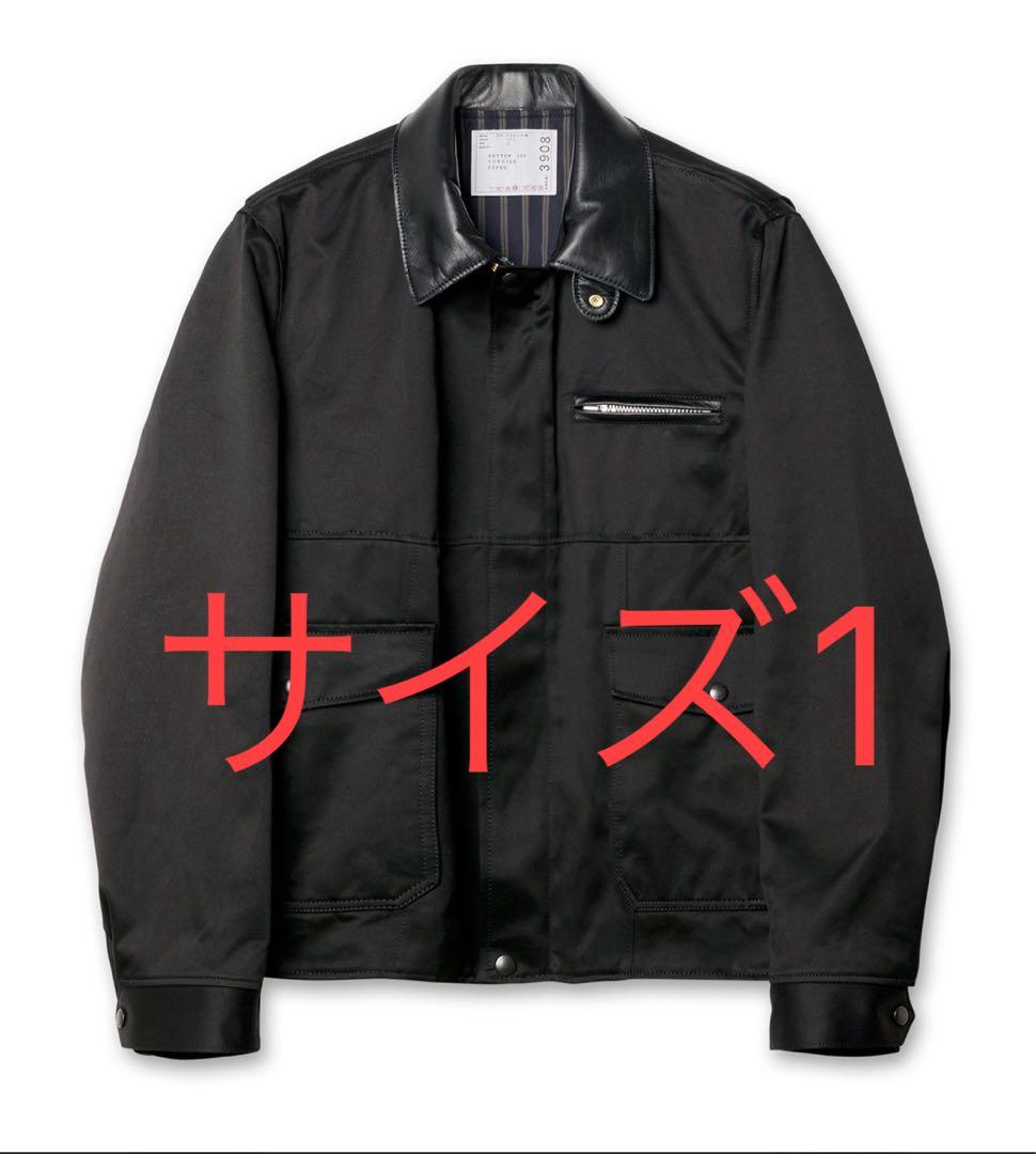sacai Cotton Chino Blouson 26ss 襟レザー - メルカリ