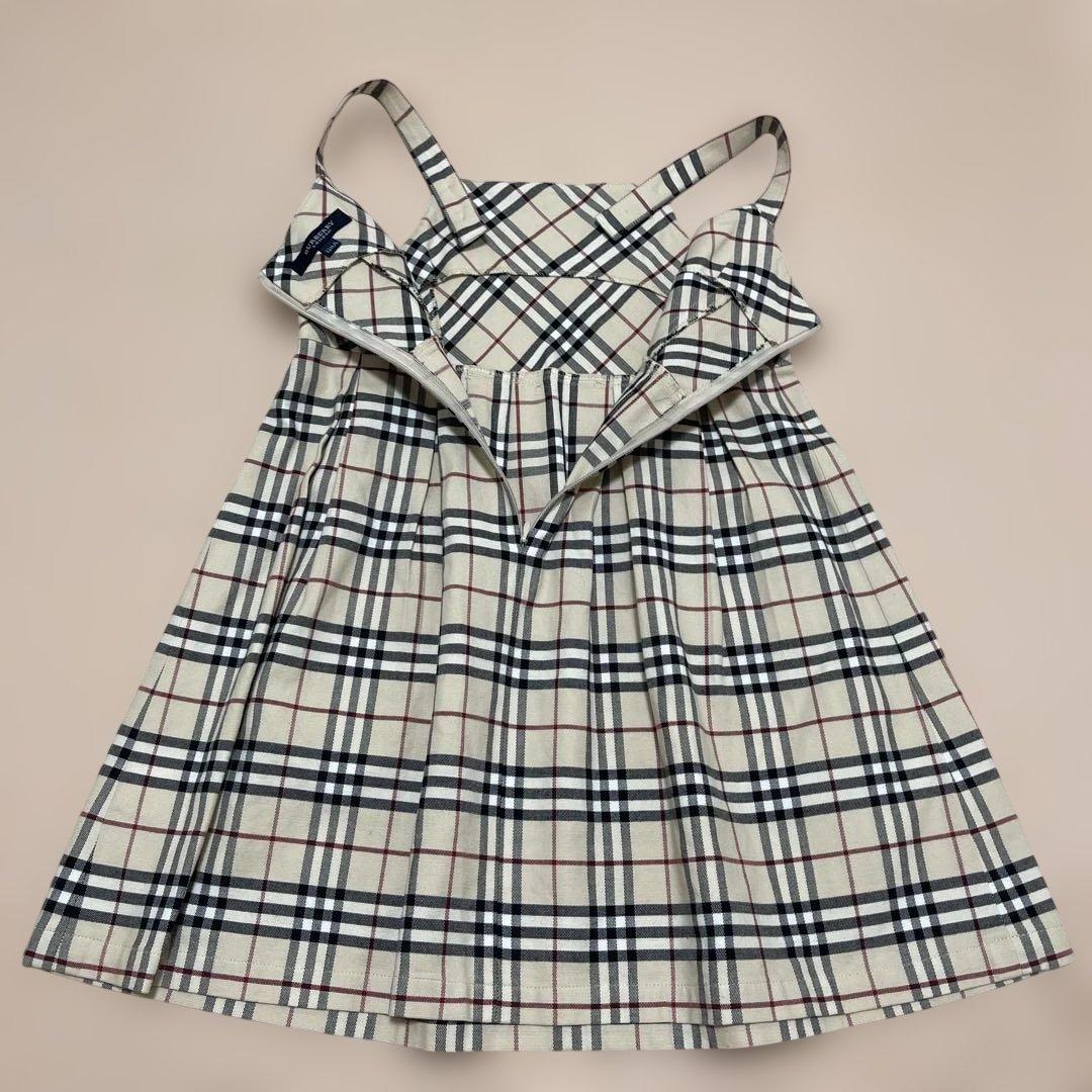 【新品】バーバリーロンドン 120cm チェックジャンパースカート