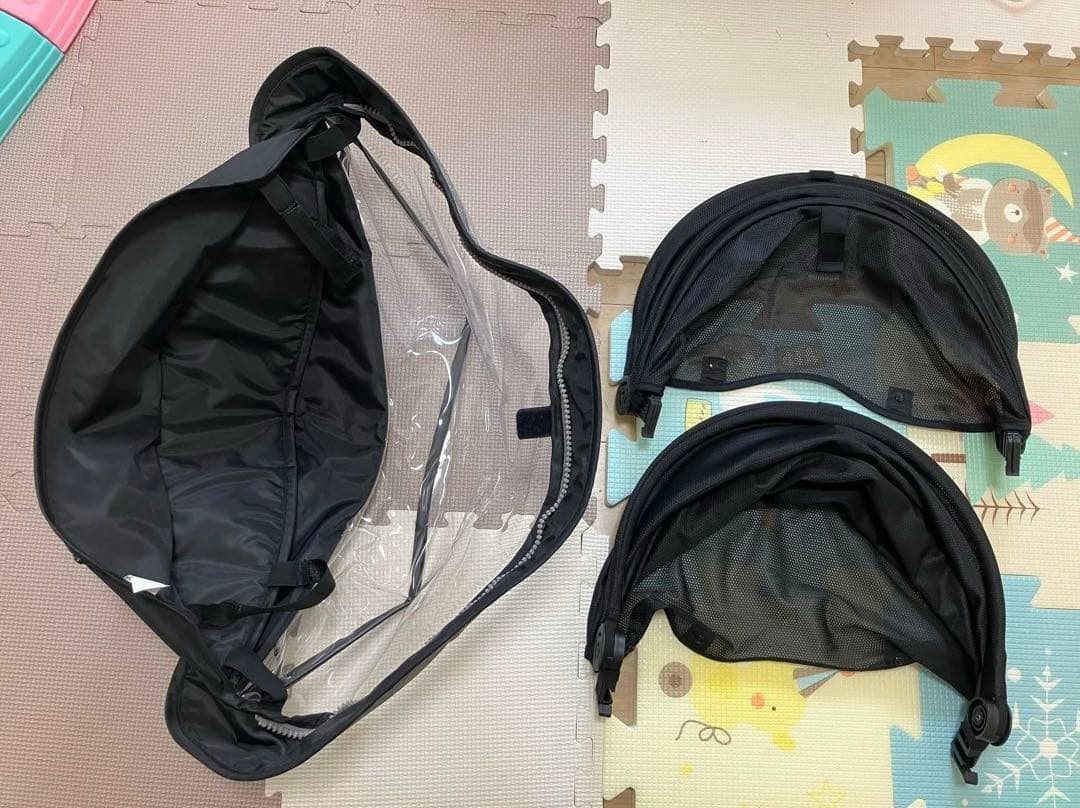 ギュットクルーム 前乗せチャイルドシート レインカバー•フットカバー　おまけ付き