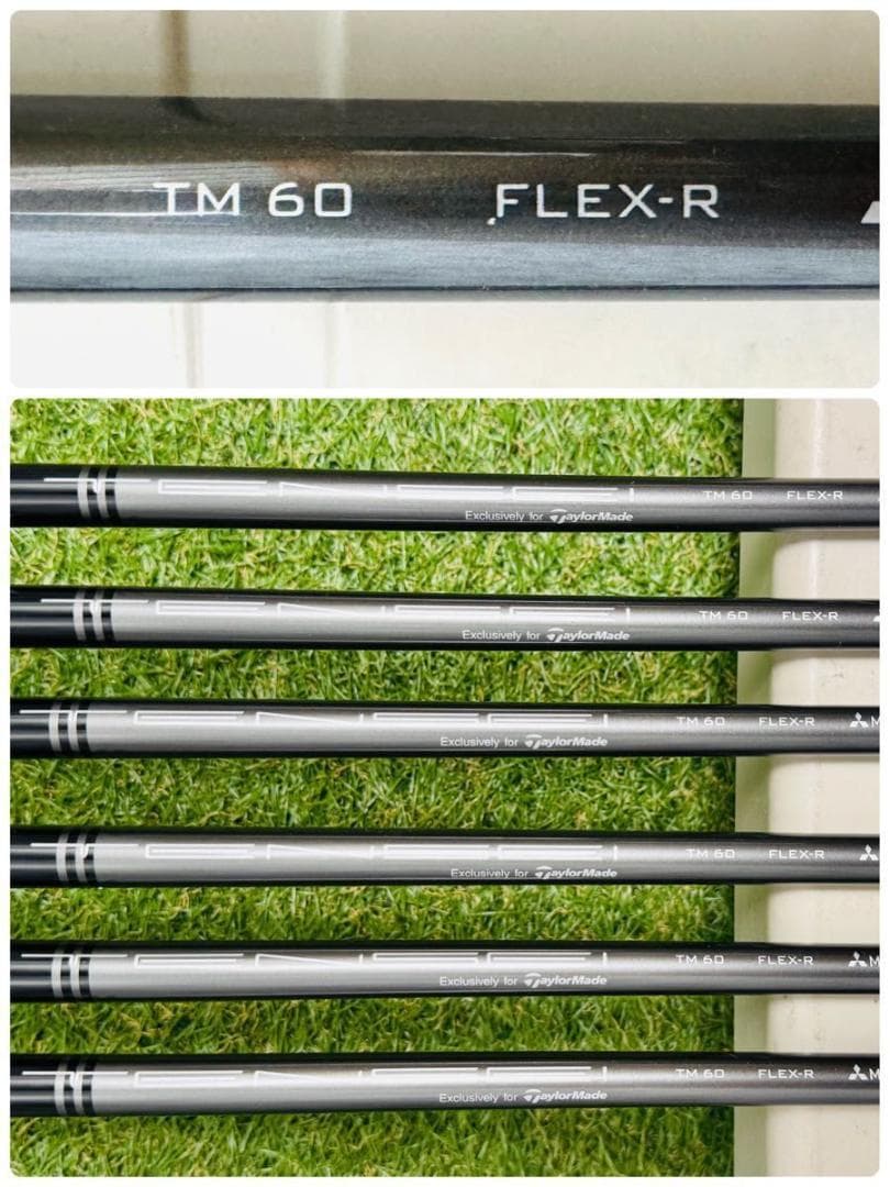 【良品】テーラーメイド シムマックス OS メンズアイアンセット 6本 R