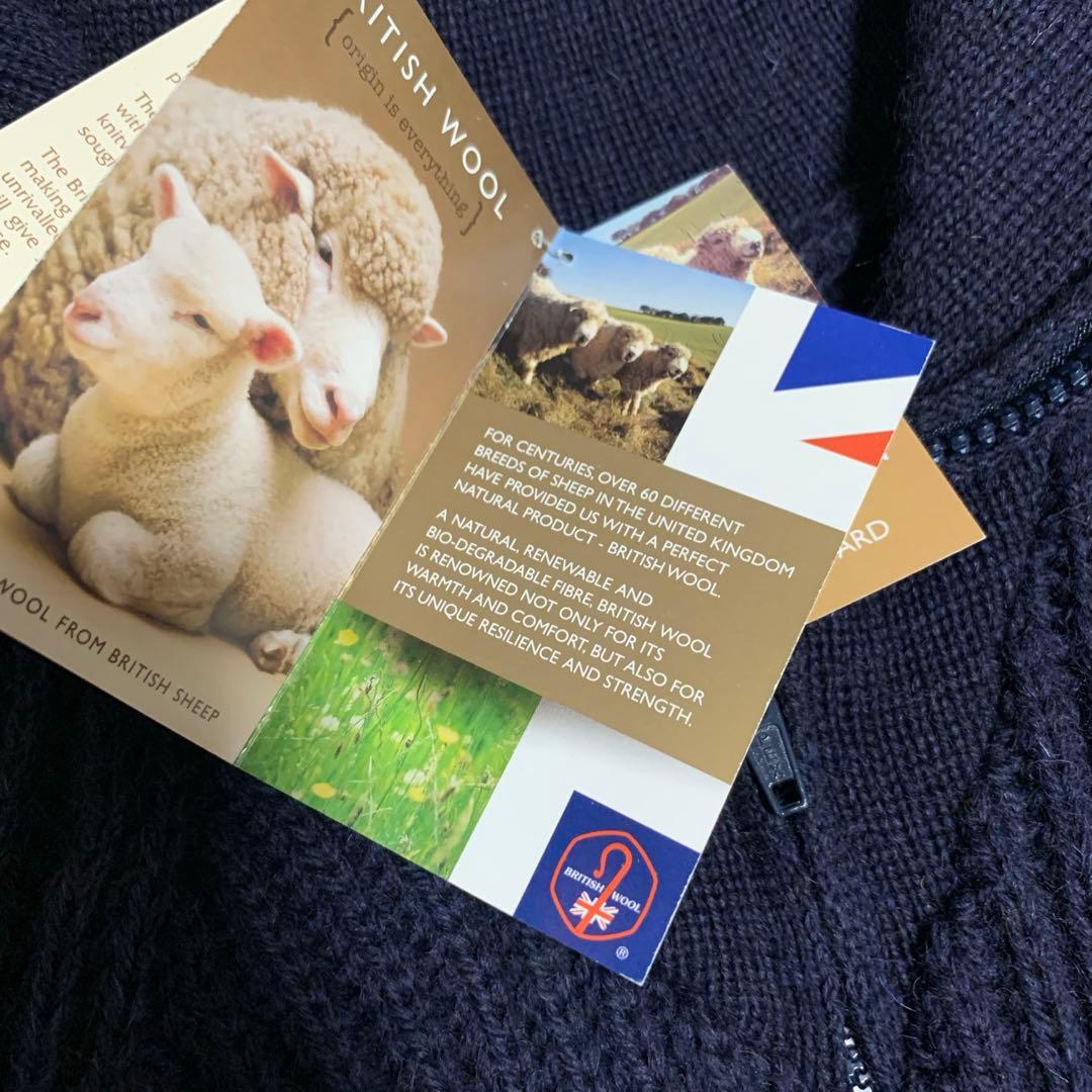 新品未使用　HIGHLAND2000 ネイビー M カーディガン　フルジップ