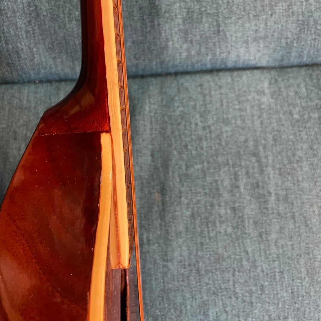 【レア・珍品・調整要】バンドゥリア 12弦 削り出し マンドリン　ギター