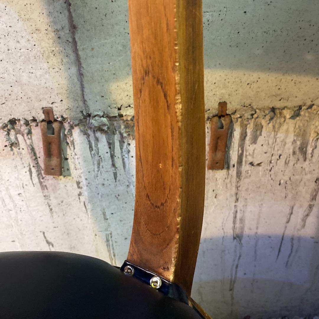 ダイニングチェア カリッジマーケット チーク材 イタリーノアーム　スタッズ　②