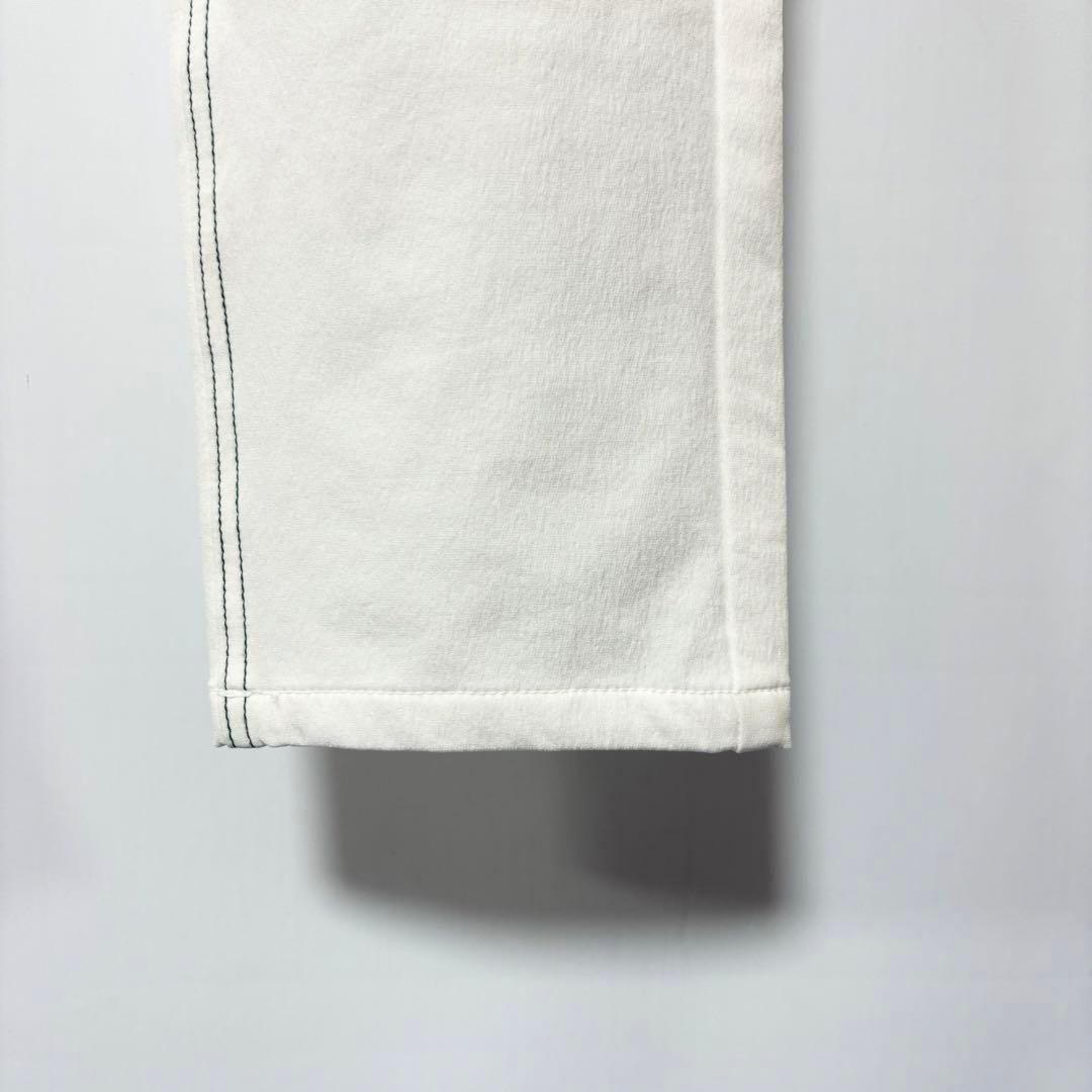 ラッセルノ ゴルフ フラッグロゴ ストレッチ スキニー パンツ ホワイト