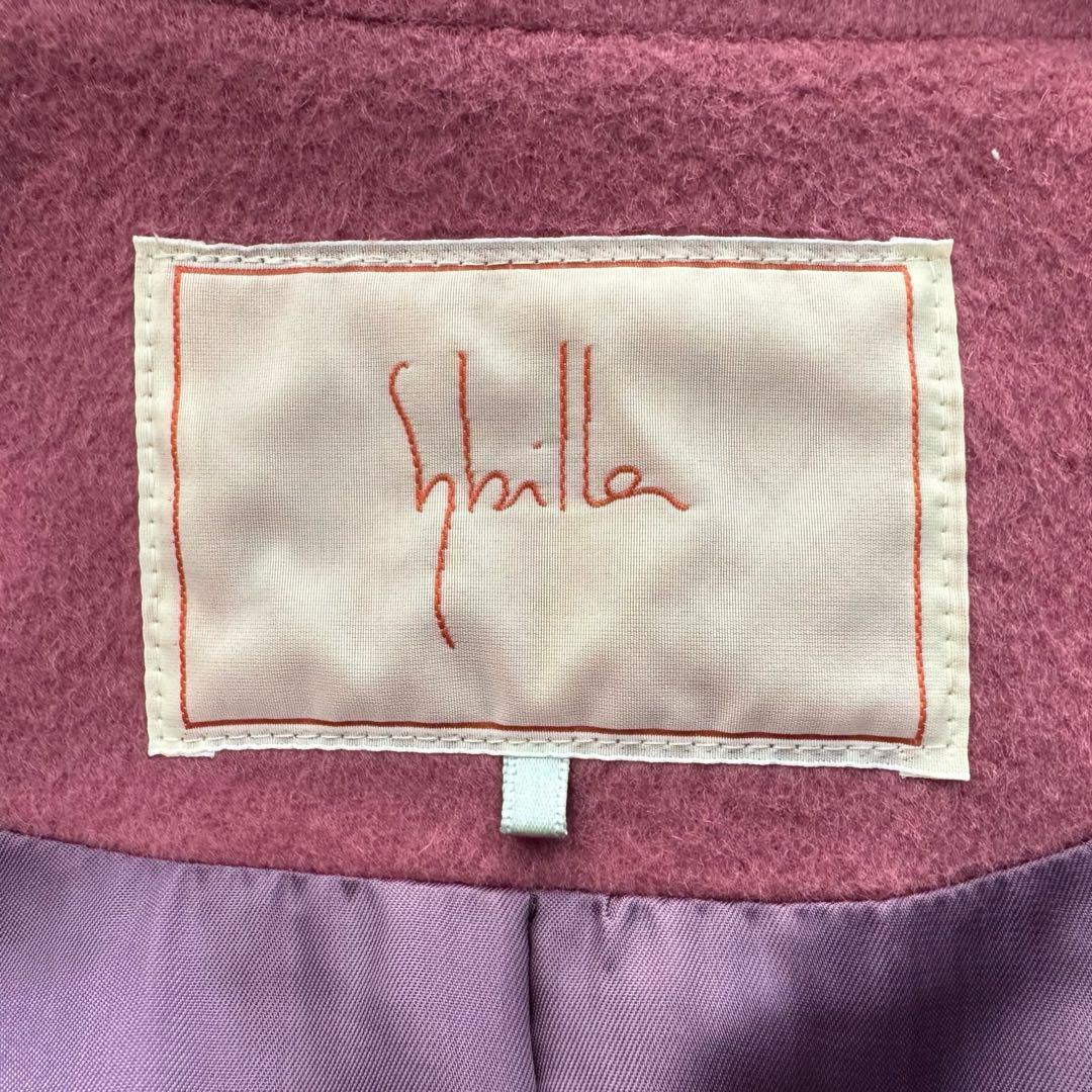 sybilla シビラ ウール100％ ロングコート M 日本製 上品カラー