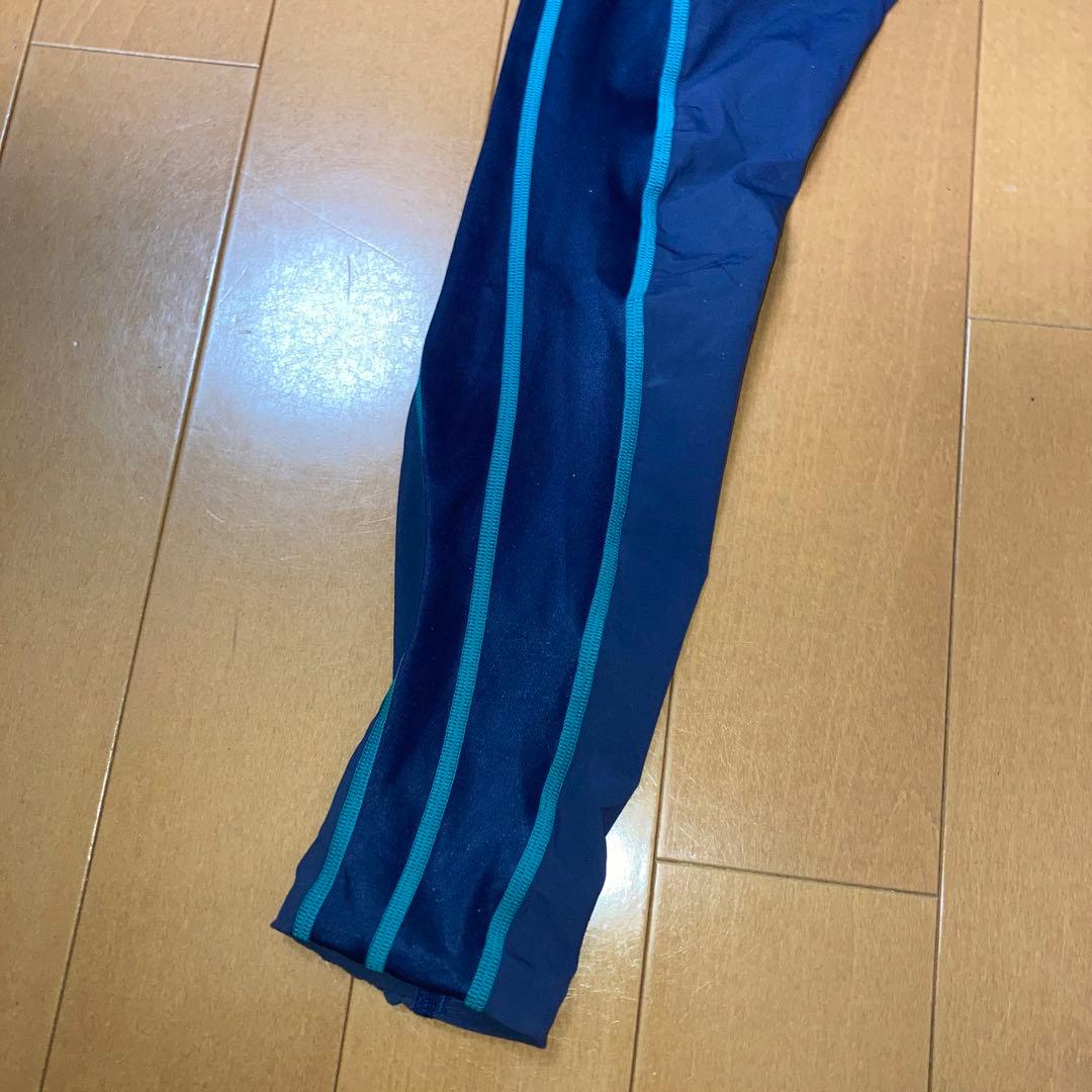 speed スピード　競泳用水着　ロングスパッツ Lサイズ　紺色　水色