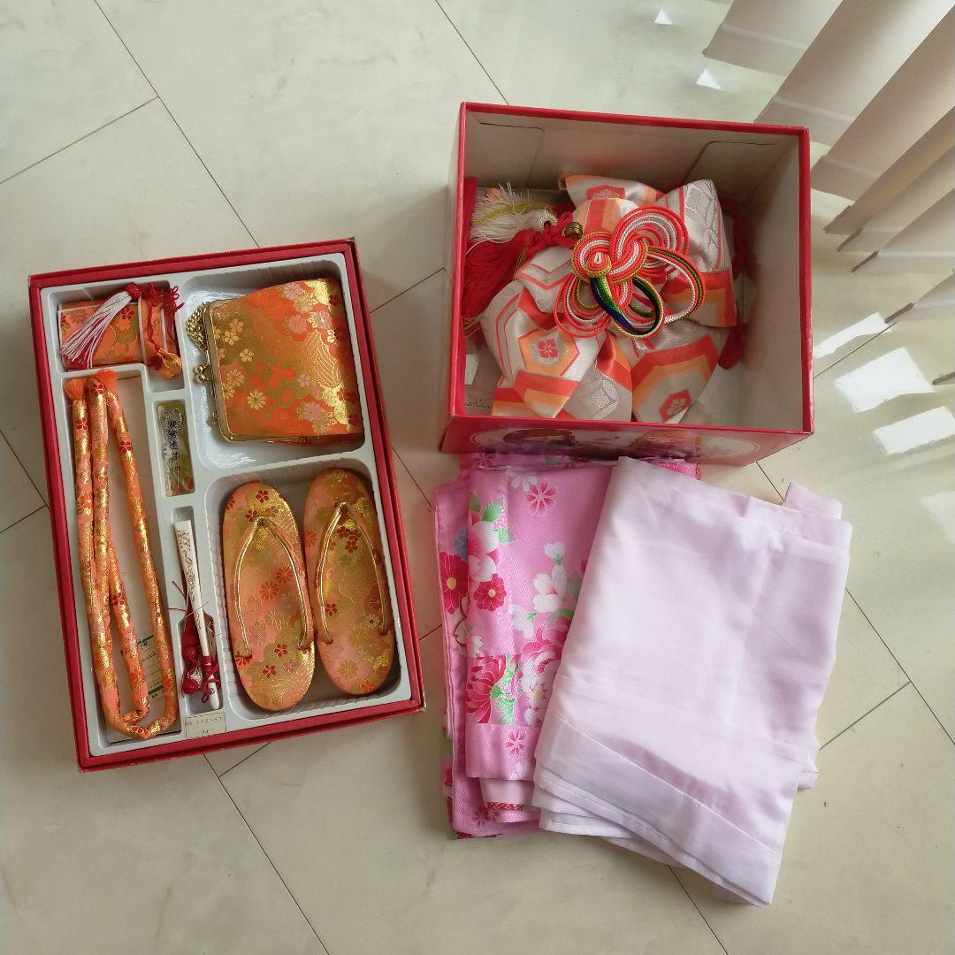 七五三　7歳　女の子　着物