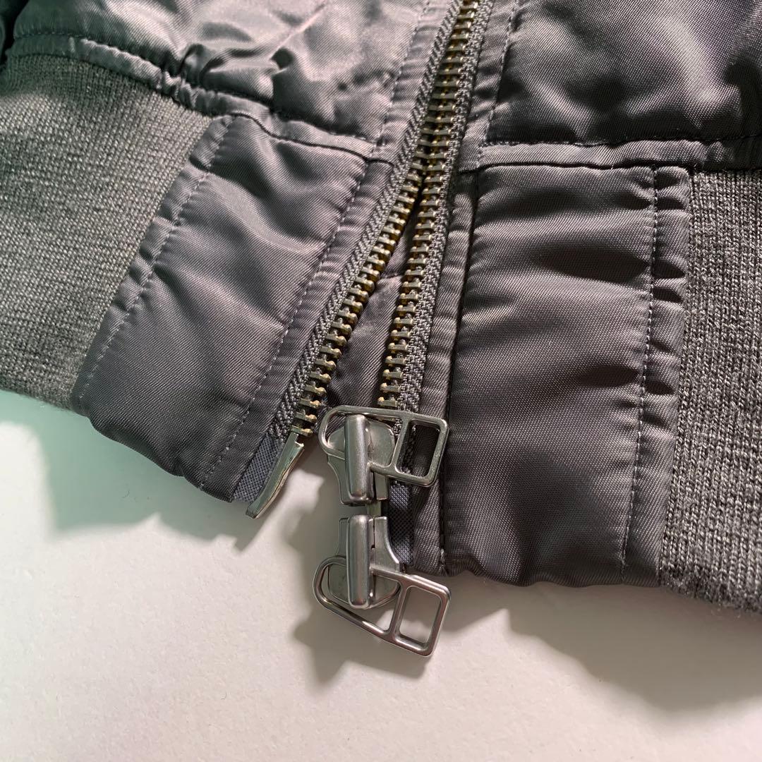 LYFT MA-1 フライトジャケット 中綿入り XLサイズ ブルゾン グレー