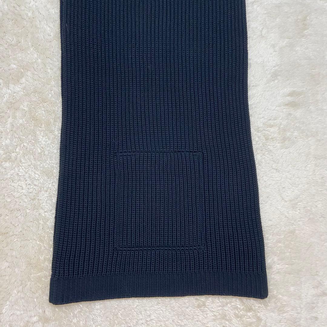 ✨Y-3 adidas ジッパーポケット付き コットン マフラー 黒