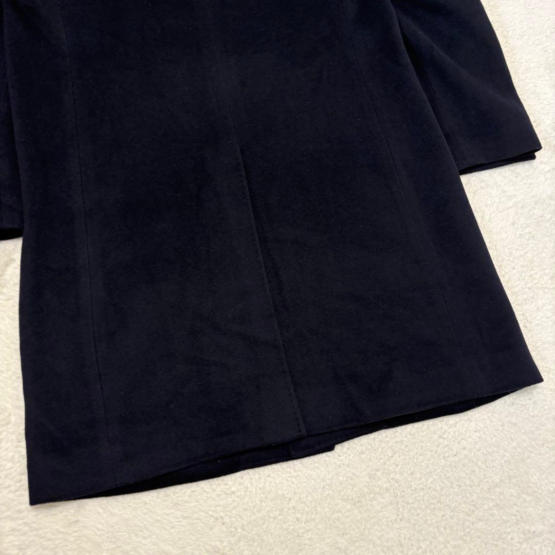 鎌倉シャツ × COLOMBO カシミヤ チェスターコート ネイビー L