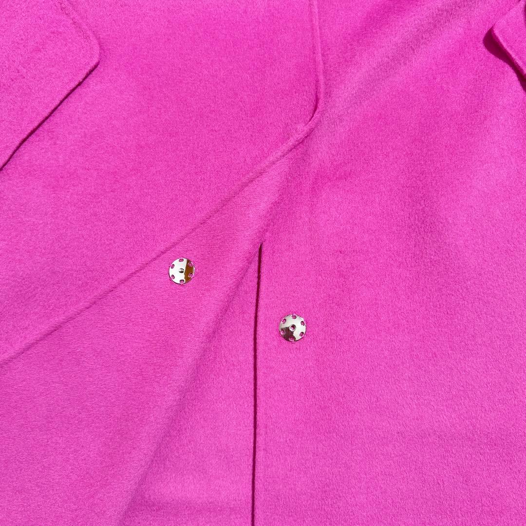 美品✨　ルシェルブルー　HOODED OVER COAT　ウール　F　近年　希少