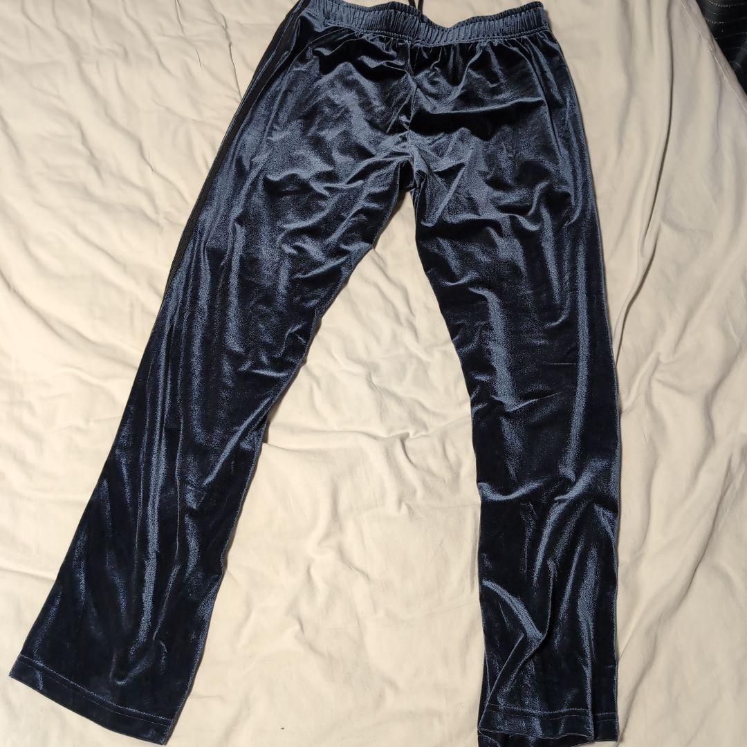 MLB NYヤンキース ベロア生地ジャージセットアップ ネイビー Mサイズ