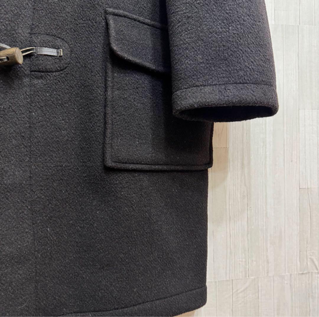 伊地知  英国製 グローバーオール ダッフルコート 黒 メンズ L相当