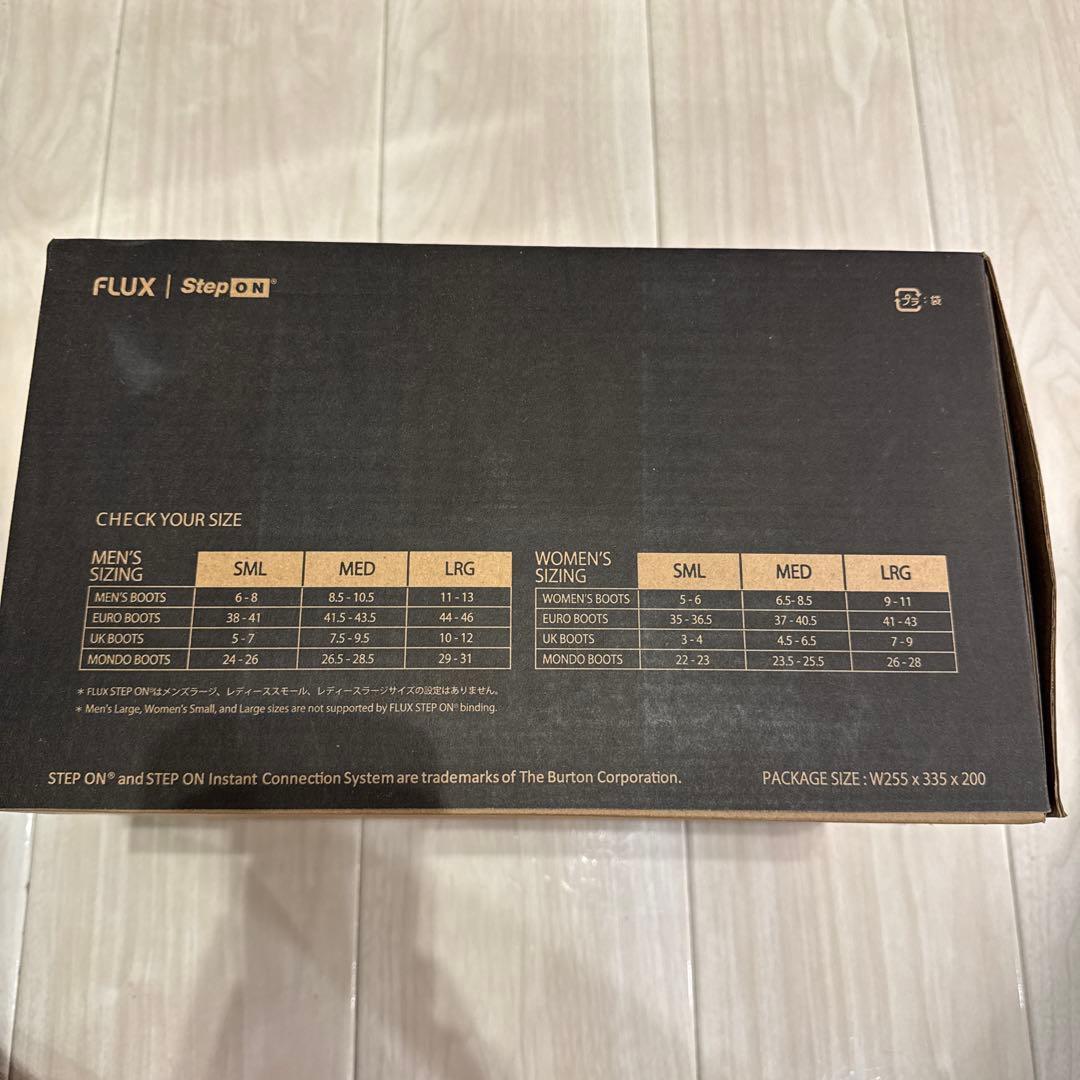 美品 24-25 FLUX DS FSM25MW ビンディング M STEPON