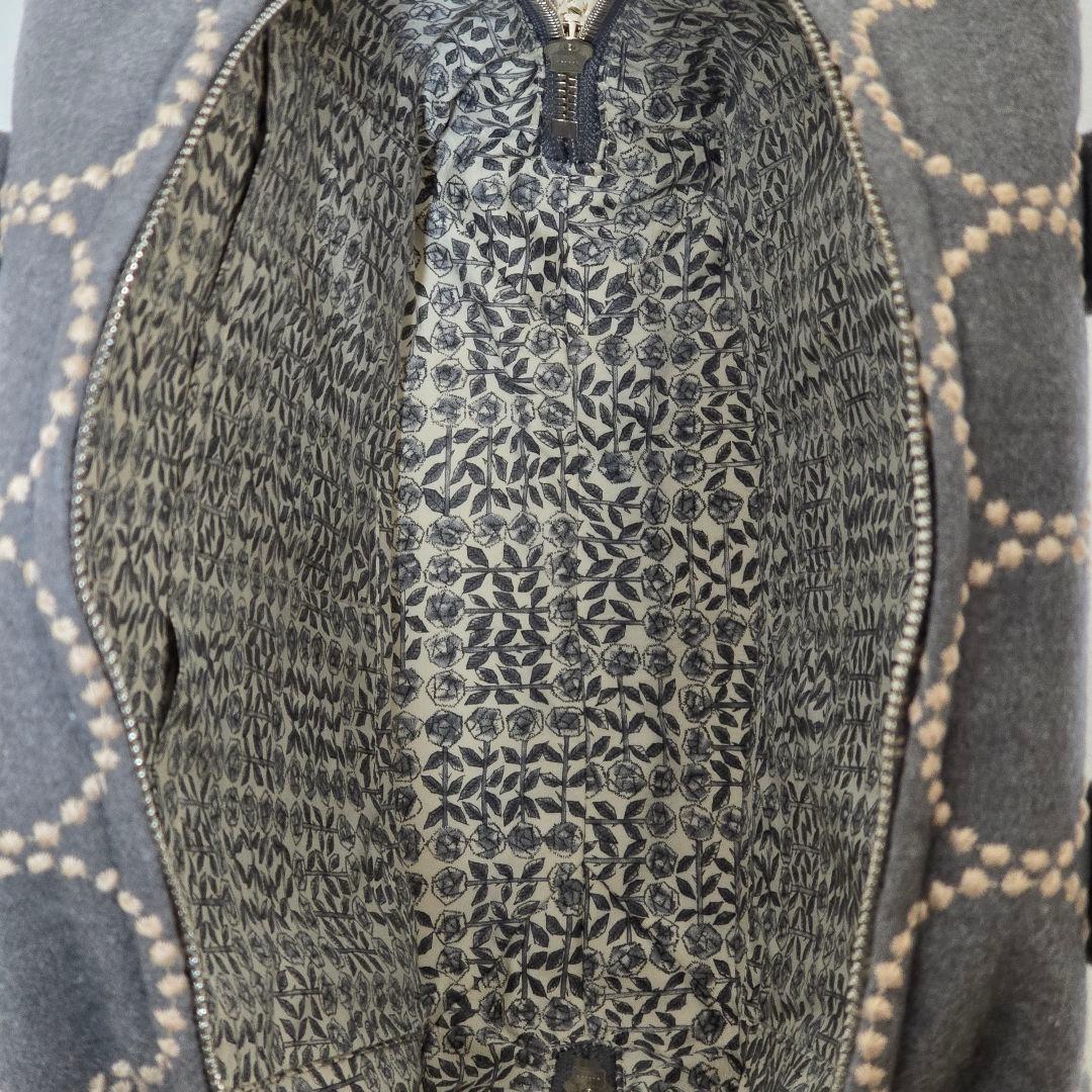 タグ付き ミナペルホネン マトカ バッグ タンバリン グレー ua9928