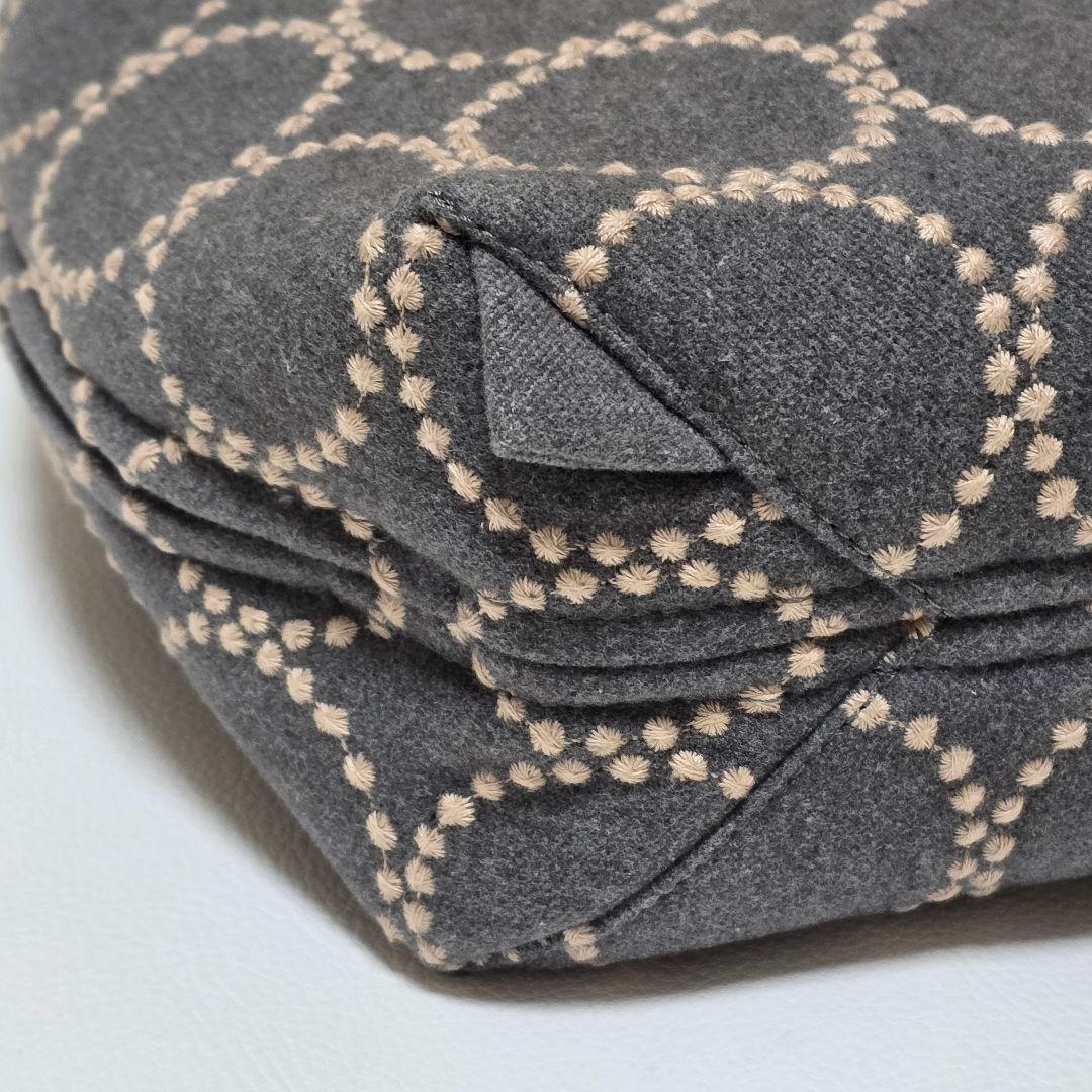 タグ付き ミナペルホネン マトカ バッグ タンバリン グレー ua9928