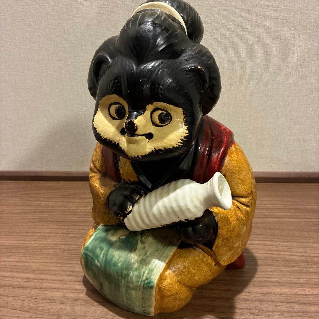 信楽焼 夫婦狸置物