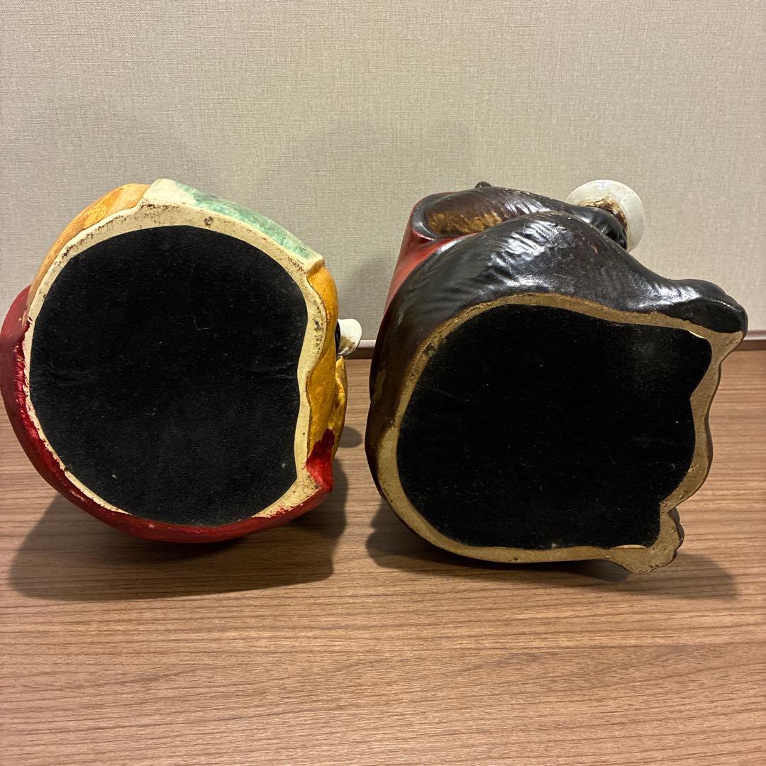 信楽焼 夫婦狸置物