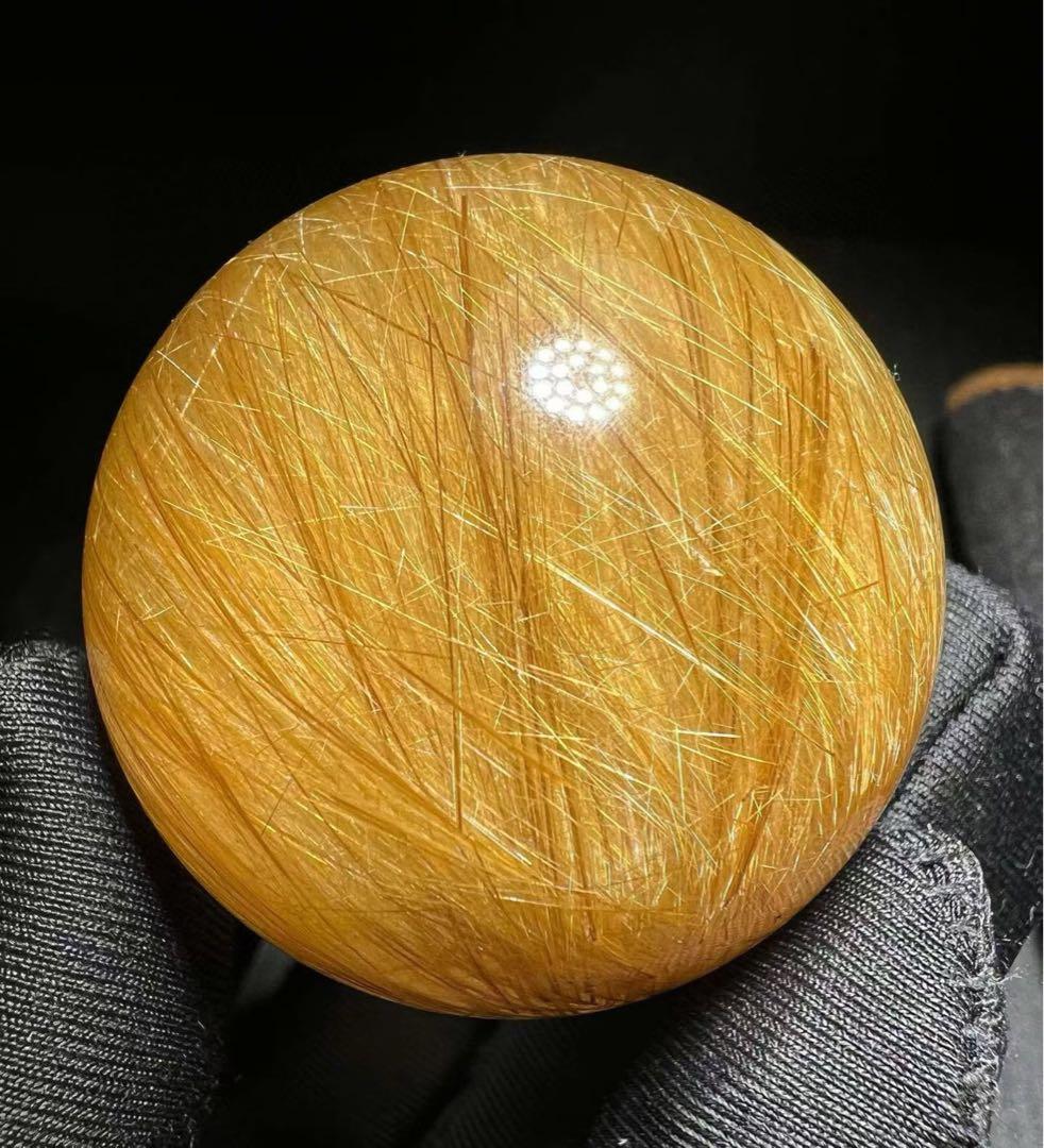 ⭐︎【天然】タイチンクオーツ 置物 44.2mm 122.2g