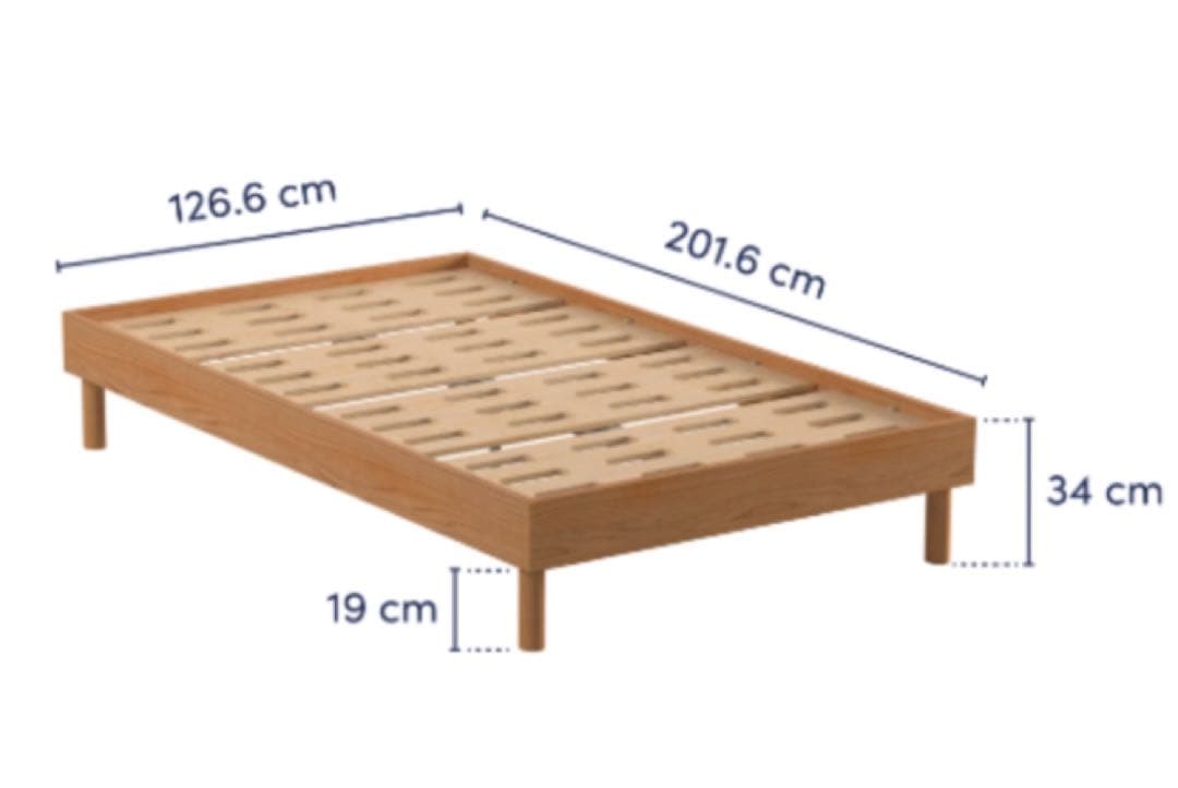 美品 koalaセミダブルベッド コアラマットレス フレームセット