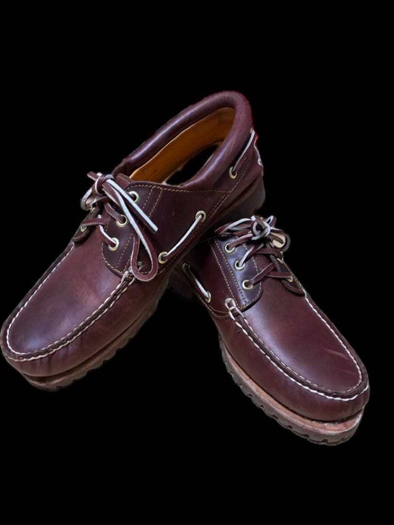 人気 ティンバーランド 3eyeクラシックラグ 26.5 デッキシューズ 赤茶