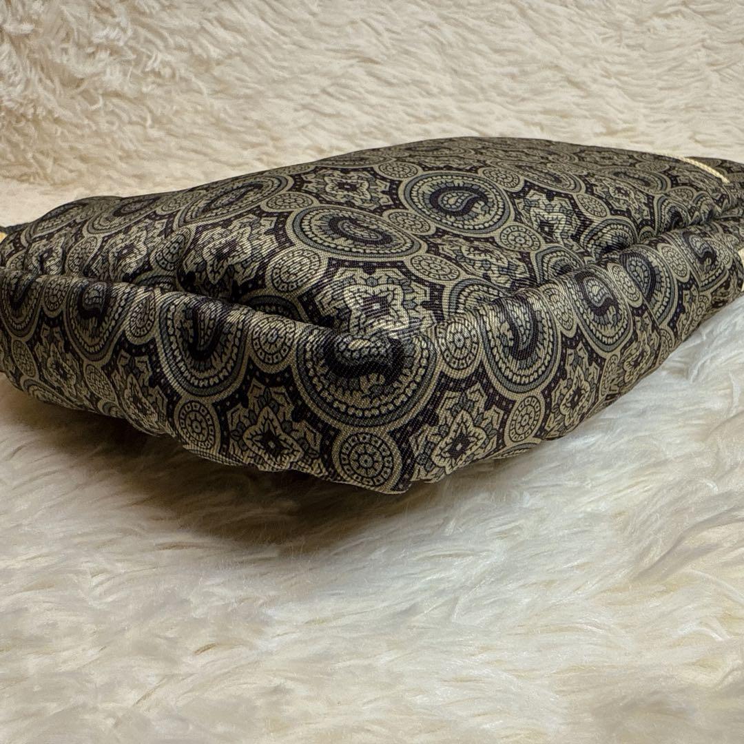 ポン子 様 ETRO エトロ ペイズリー柄 ボディバッグ ショルダー グレー系.