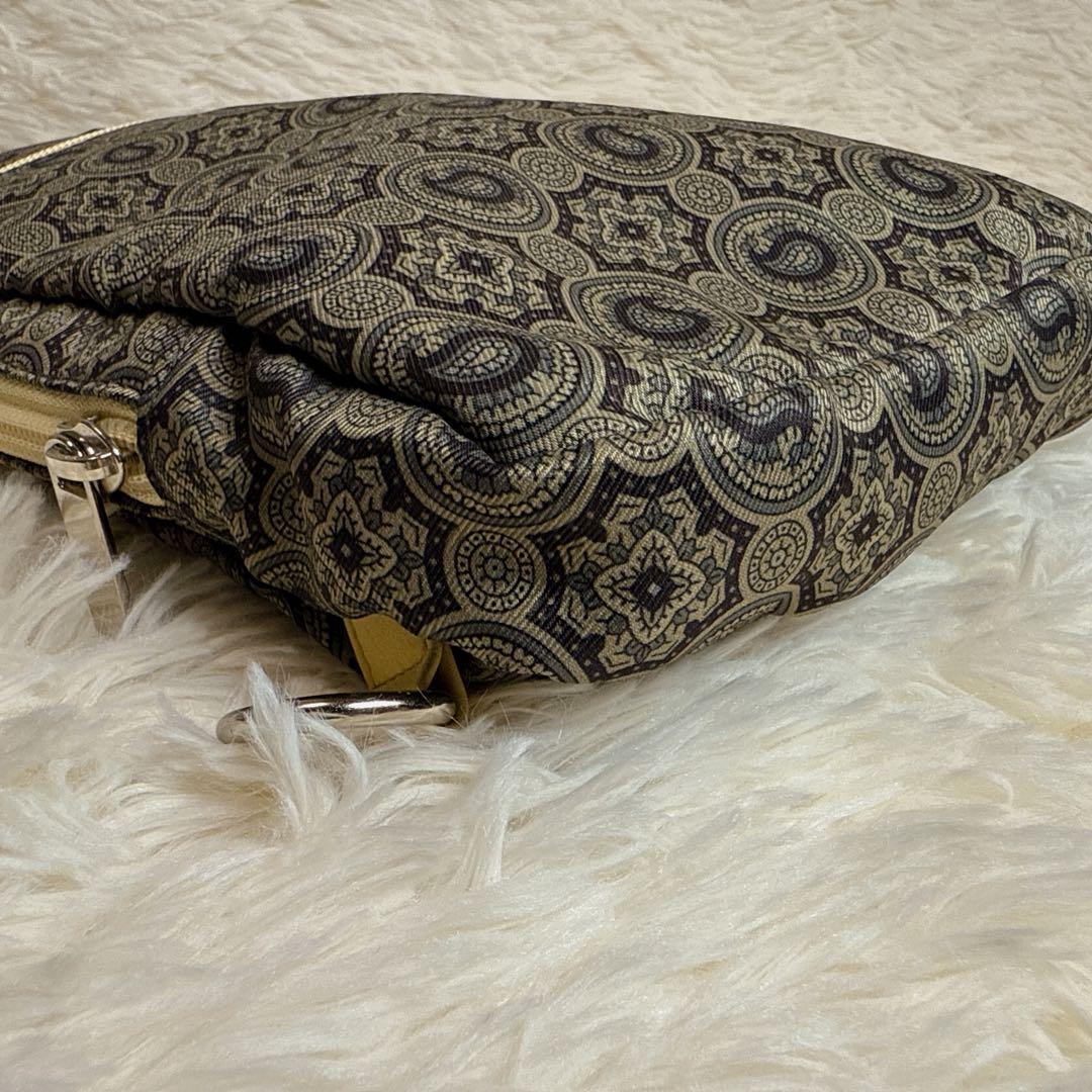 ポン子 様 ETRO エトロ ペイズリー柄 ボディバッグ ショルダー グレー系.