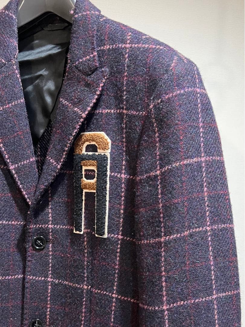 RAF SIMONS ラフシモンズ ツイード スクール ジャケット 44 - メルカリ