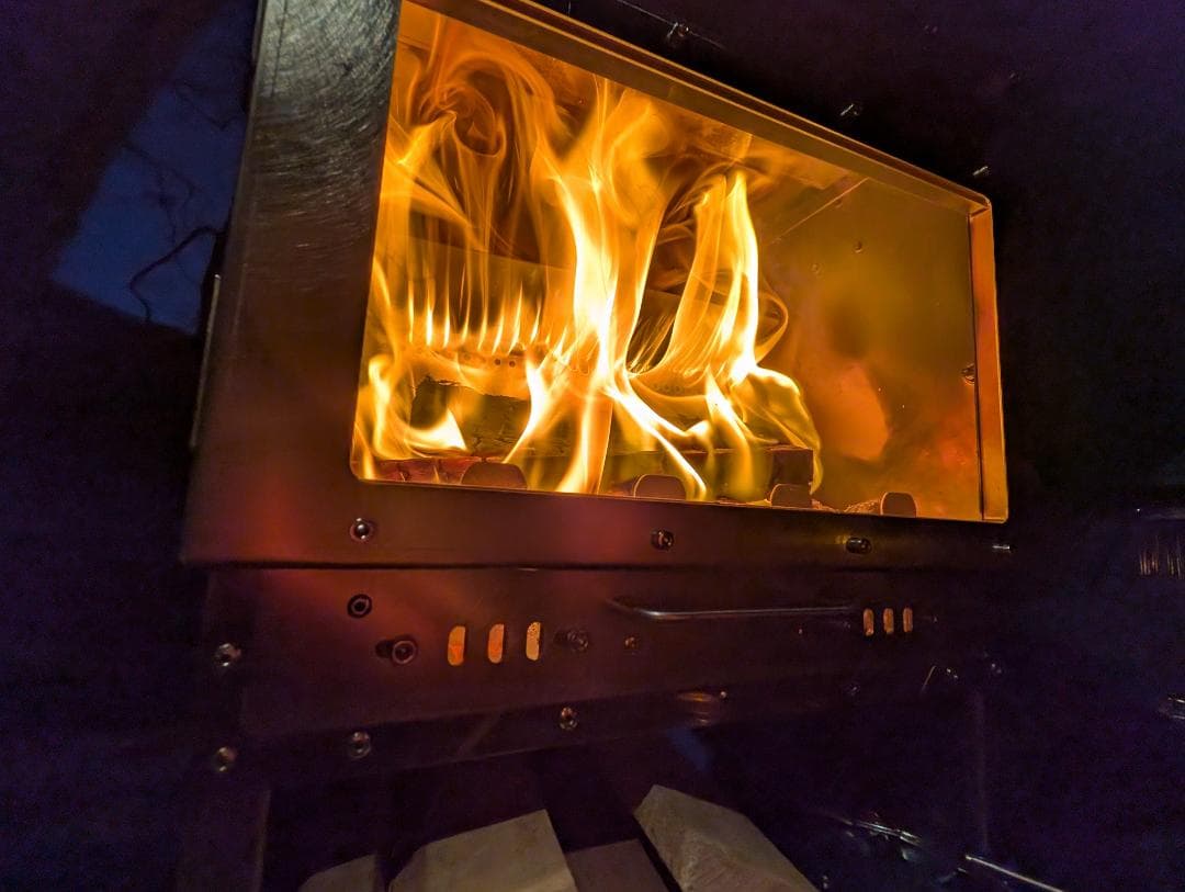 Soomloom VistaV 小型薪ストーブ ポータブル暖炉 二次燃焼