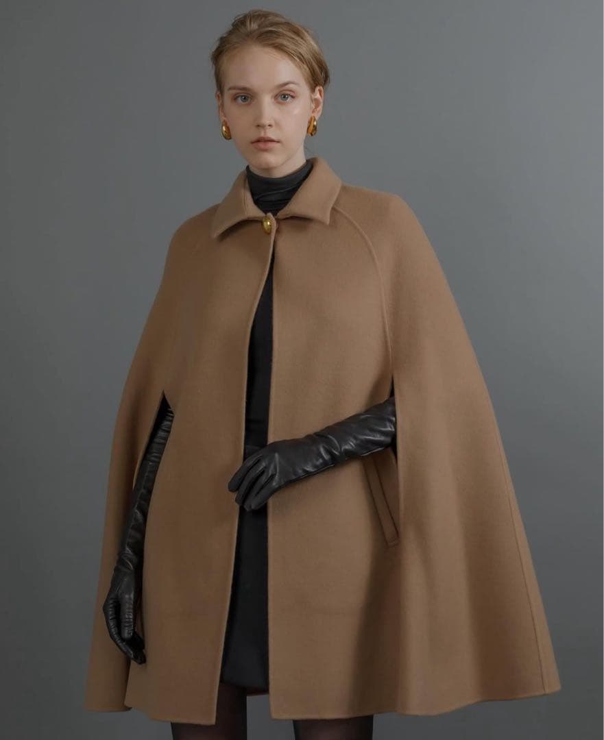 新品未使用タグ付）Heve rever cape coat ケープ コート - メルカリ