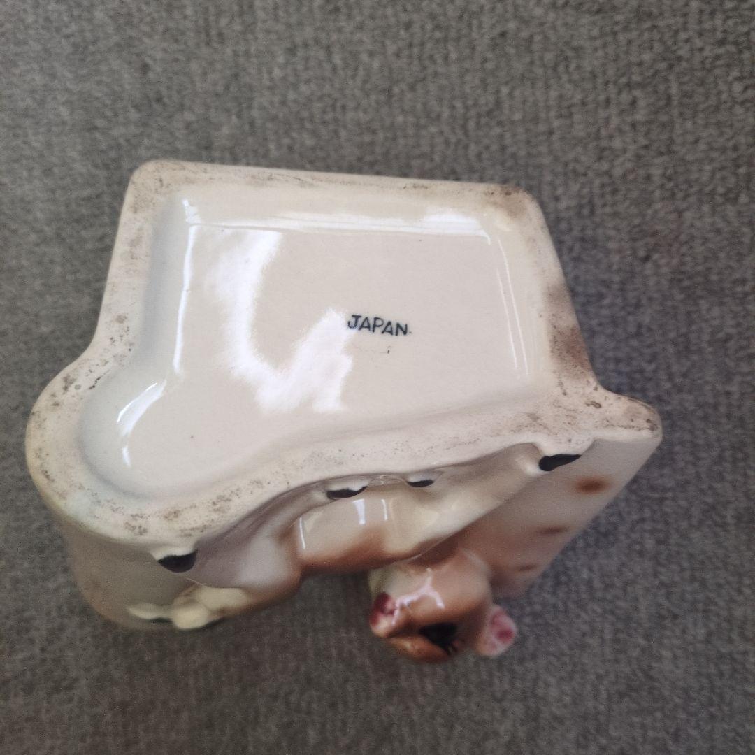 日本製 海外輸出用 バンビの陶器製入れ物 オキュパイド ディズニー