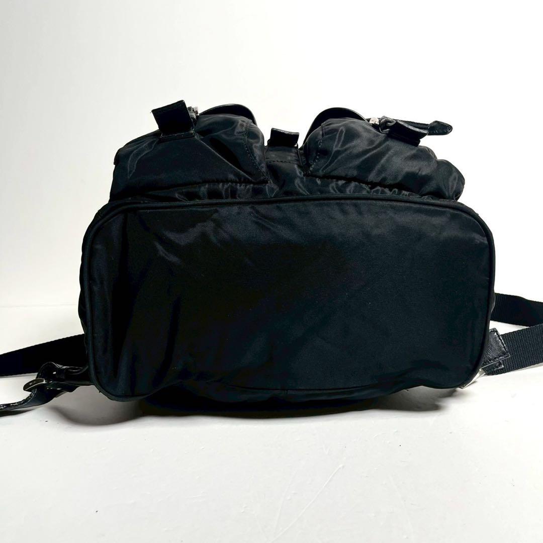 【極美品・Gカード付✨】プラダ リュック 三角ロゴ 巾着 ナイロン BZ0001