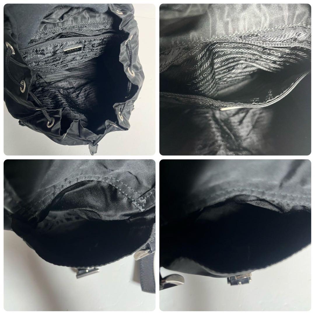 【極美品・Gカード付✨】プラダ リュック 三角ロゴ 巾着 ナイロン BZ0001