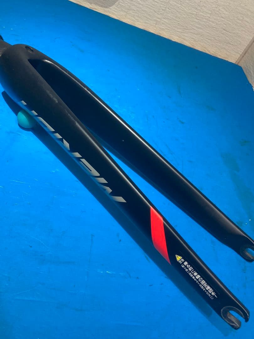 ★美品メリダ SCULTURA400 フルカーボンフロントフォークヘッドパーツ付