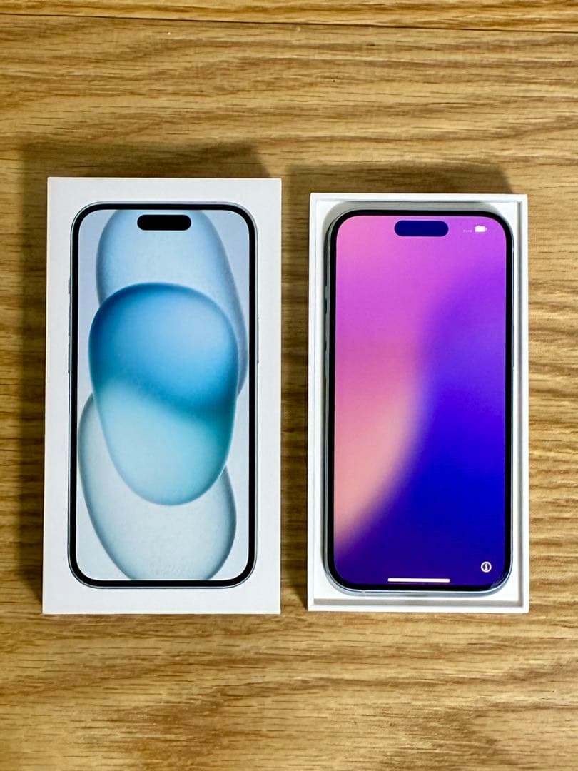 き*ょ様 iPhone15 ブルー 128GB ネットワーク制限○