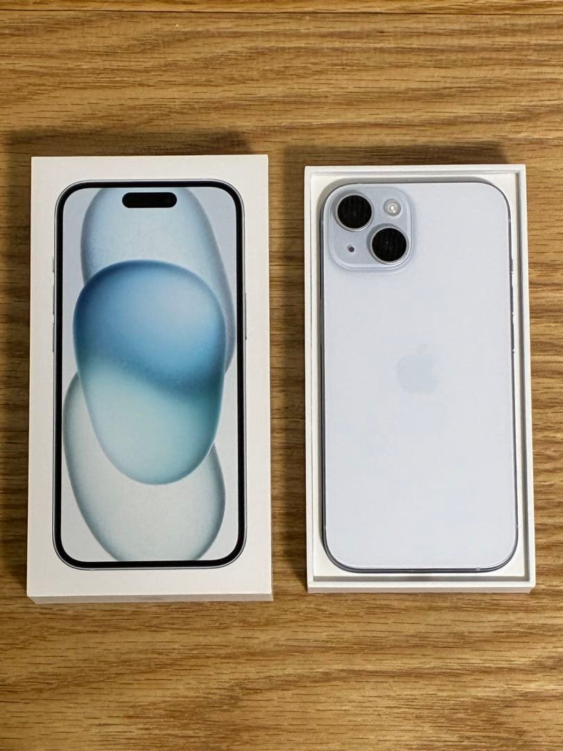 き*ょ様 iPhone15 ブルー 128GB ネットワーク制限○