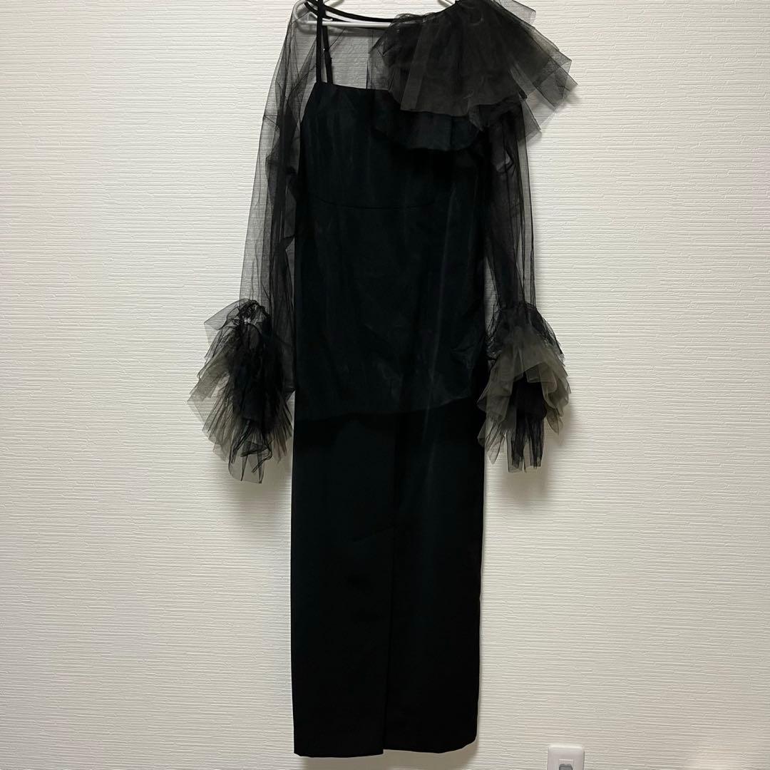 アンドレスド　ブルーミングチュールドレス　S ブラック