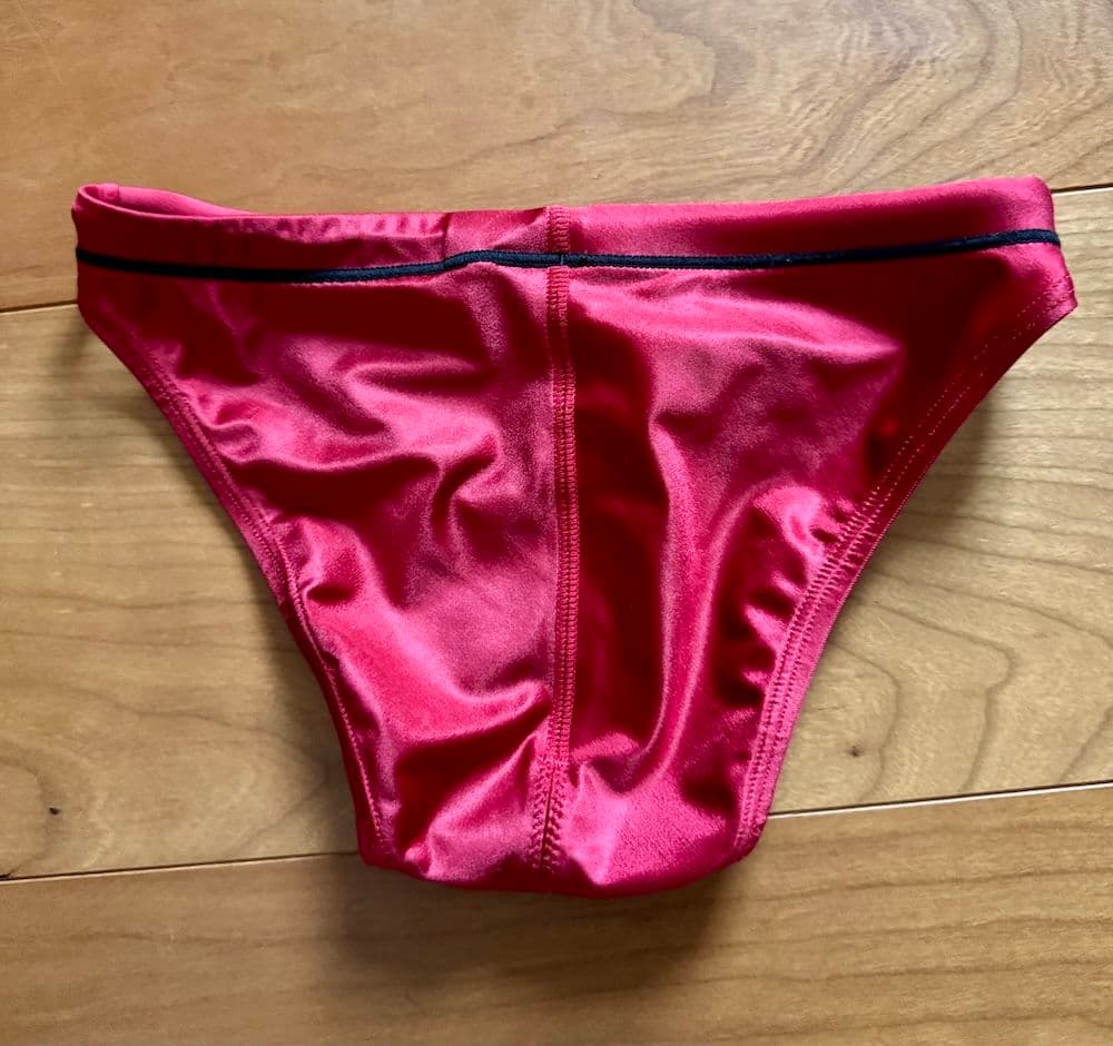 美品】asics 初期スプラッシャーS レッド Sサイズ 改造 ハイレグ