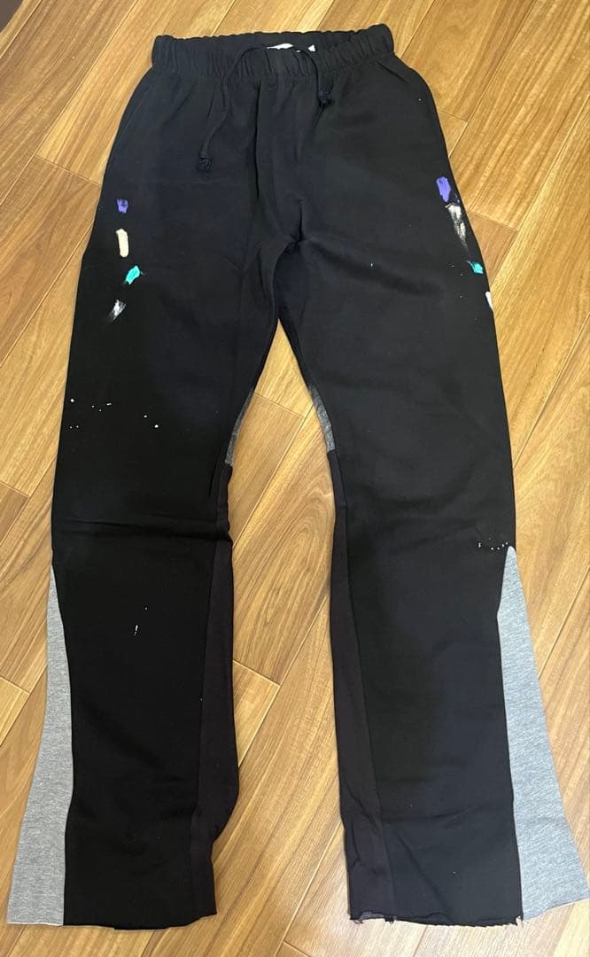 新品MNMLミニマル ブーツカット スウェットパンツ ブラックm