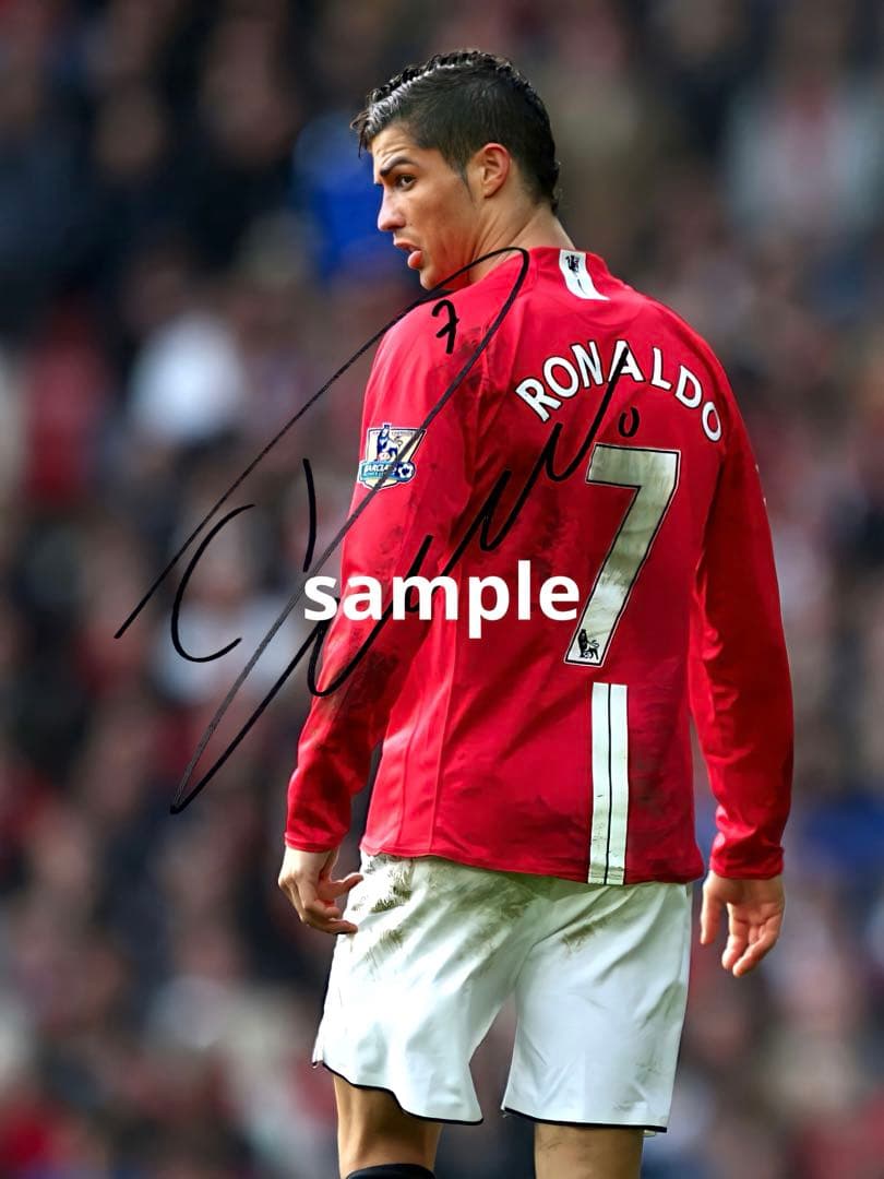 クリスティアーノ・ロナウド 高画質 サイン フォト 写真 ポートレート